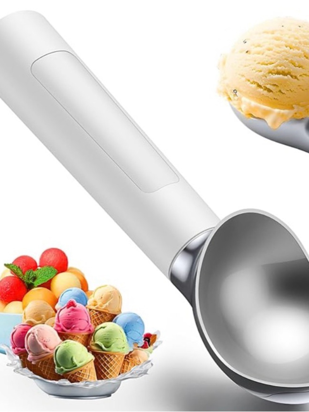 Heated Ice Cream Scoop - Rechargeable